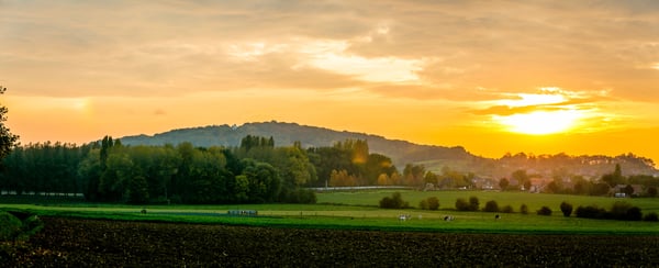 foto 15 - Kemmelberg met zonsondergang