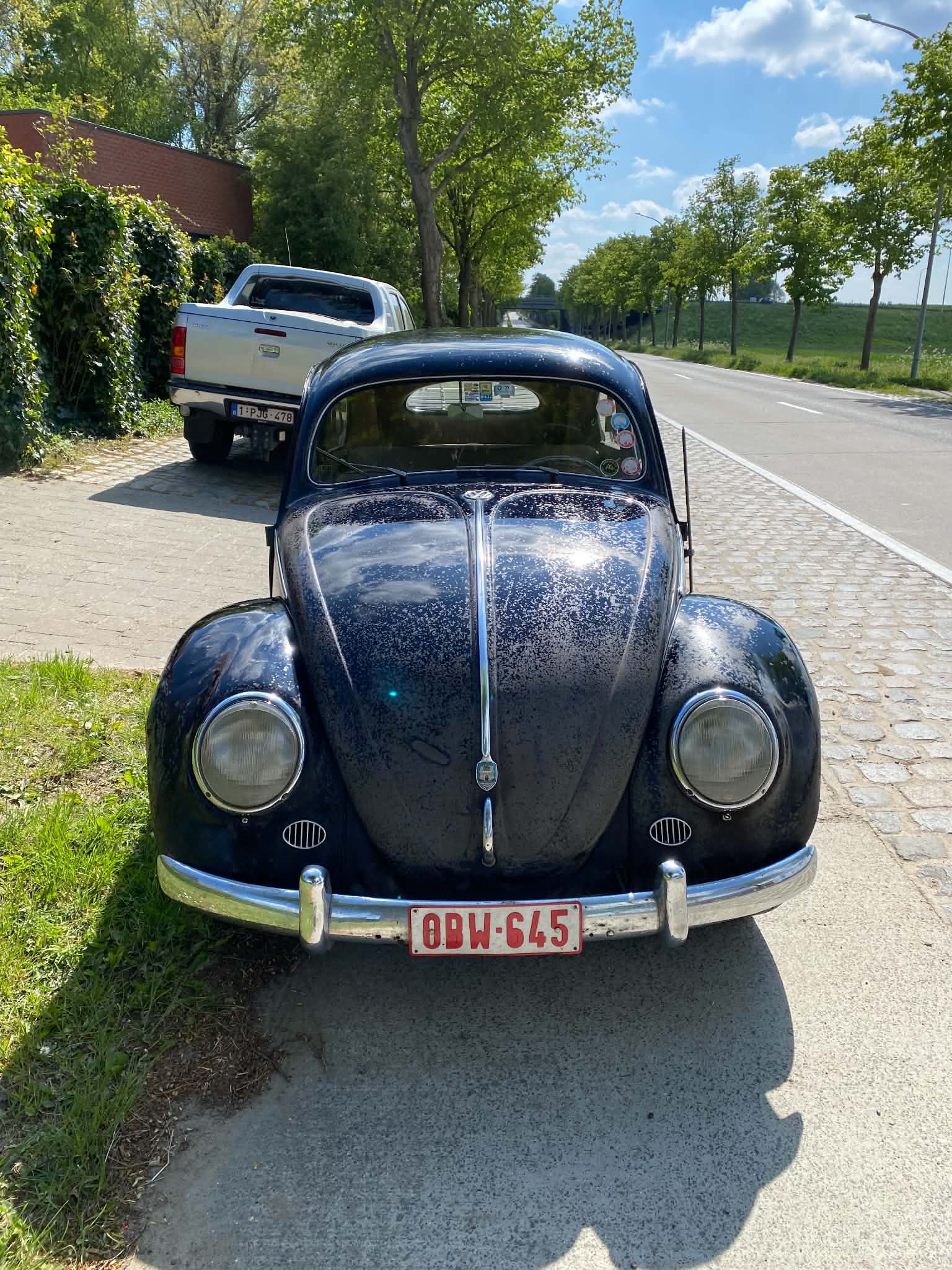 Vooraanzicht voertuig